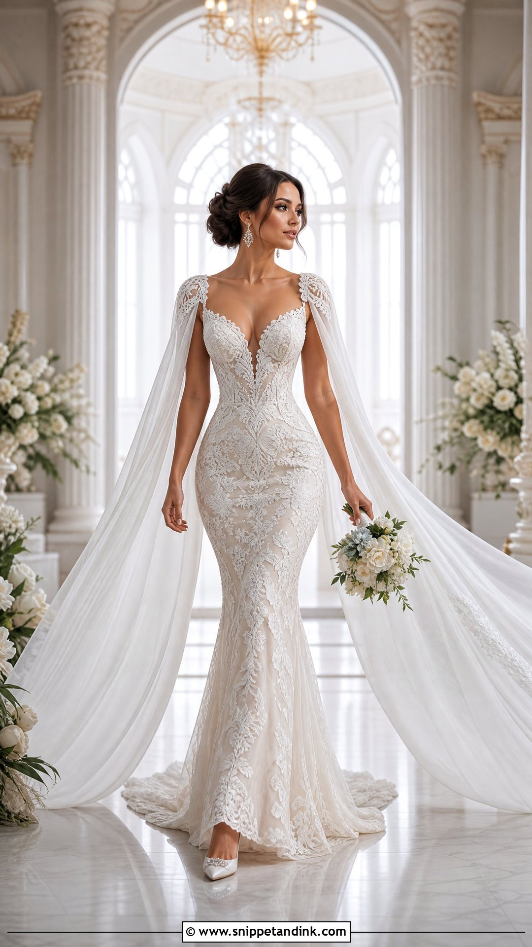 Mermaid Wedding Dress With Detachable Wings - Snippet and Ink - 20 Wedding Dress with Wings Ideas