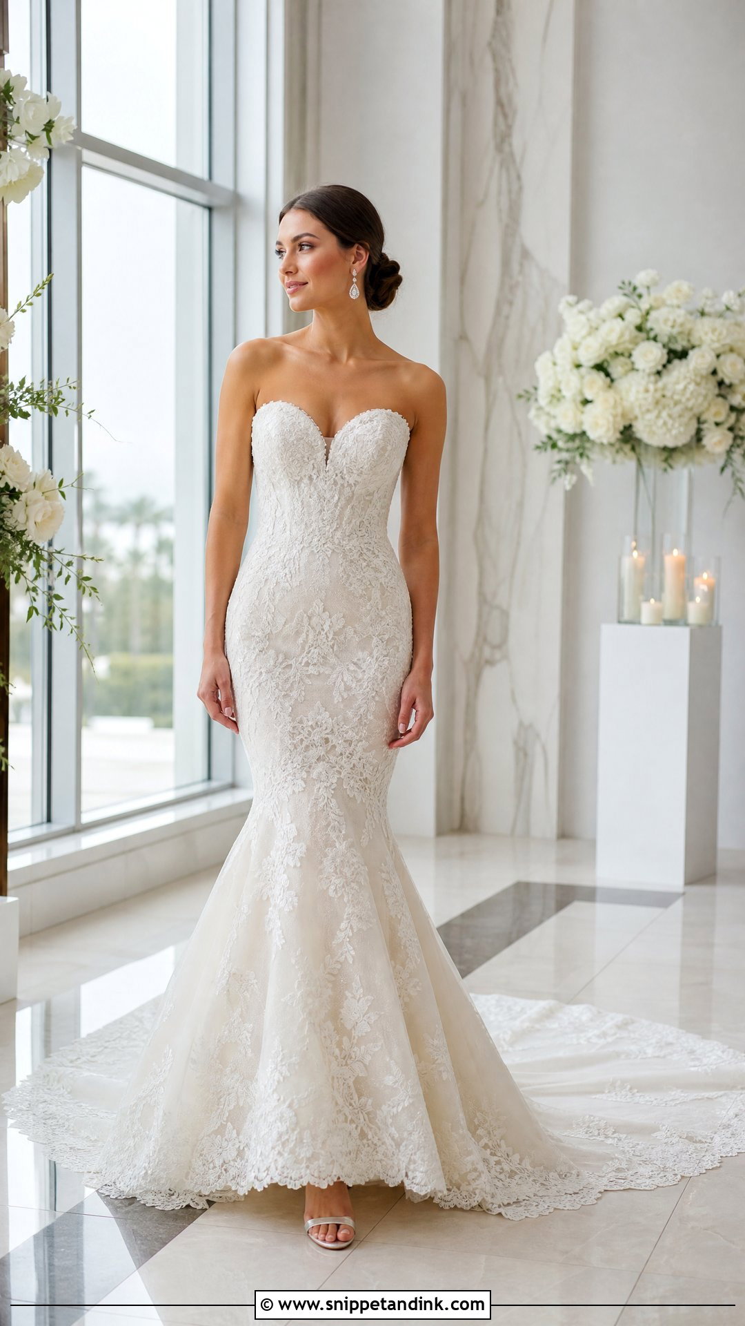 Mermaid Wedding Dress With Lace Overlay - Snippet and Ink - 20 Wedding Dress with Lace Overlay Ideas