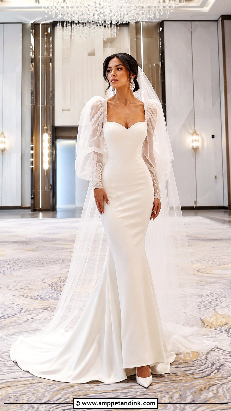 Mermaid Wedding Dress With Puffy Sleeves - Snippet and Ink - 20 Wedding Dress with Puffy Sleeves
