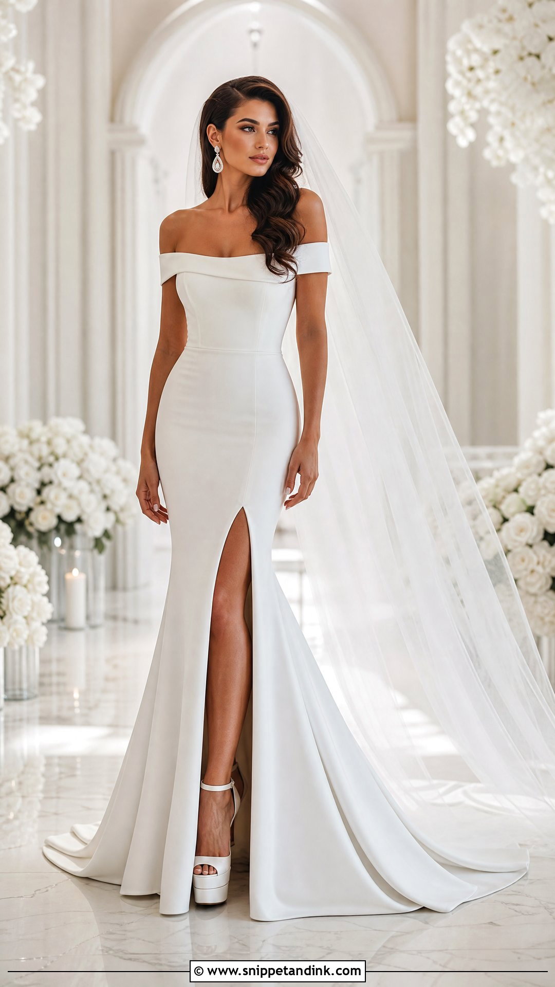 Mermaid Wedding Dress With Side Split - Snippet and Ink - 20 Wedding Dress with Split Ideas
