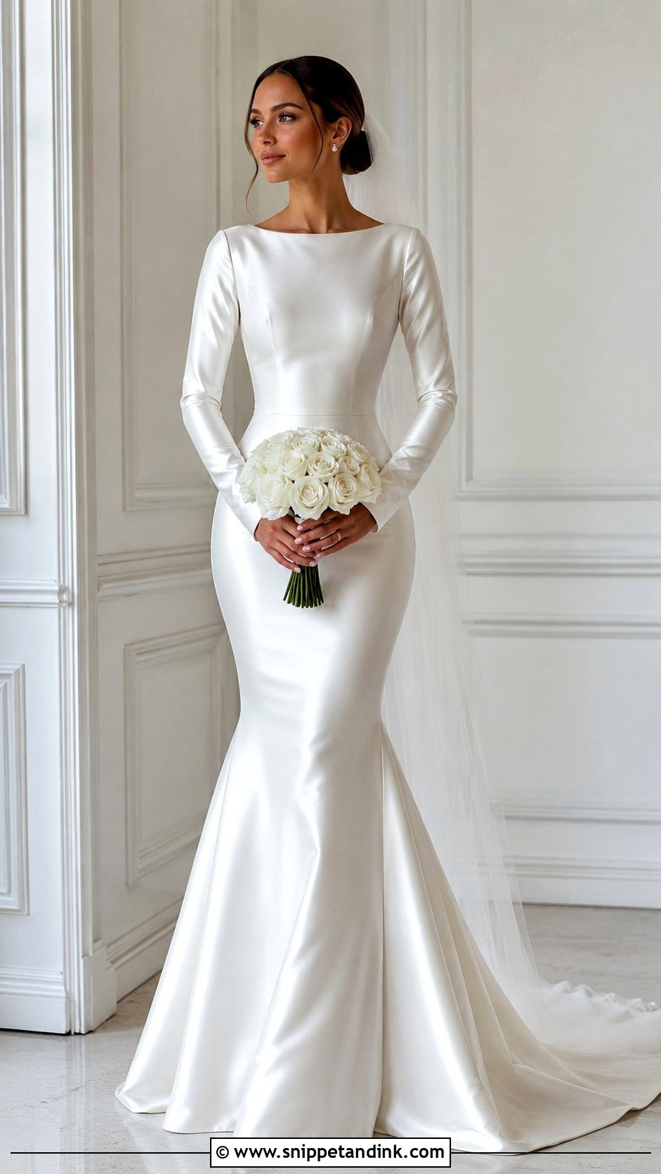 Mermaid Wedding Dress With Sleeves - Snippet and Ink - 30 Simple Wedding Dress with Sleeves
