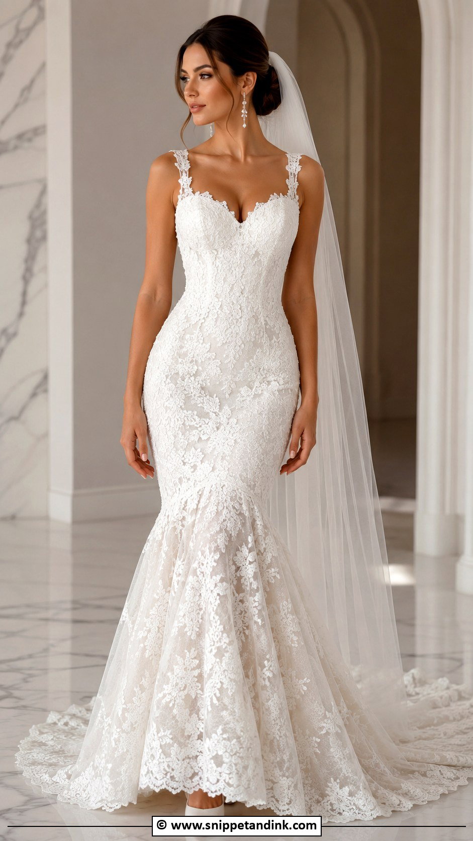 Mermaid Wedding Dress With Straps - Snippet and Ink - 25 Wedding Dresses with Straps