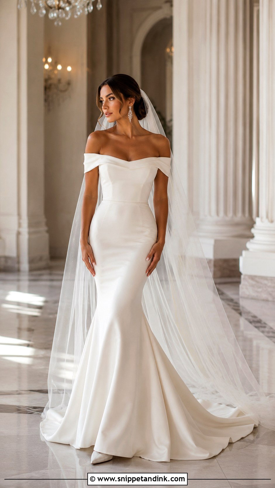 Mermaid Wedding Dress With Veil - Snippet and Ink - 20 Amazing Wedding Dress Ideas
