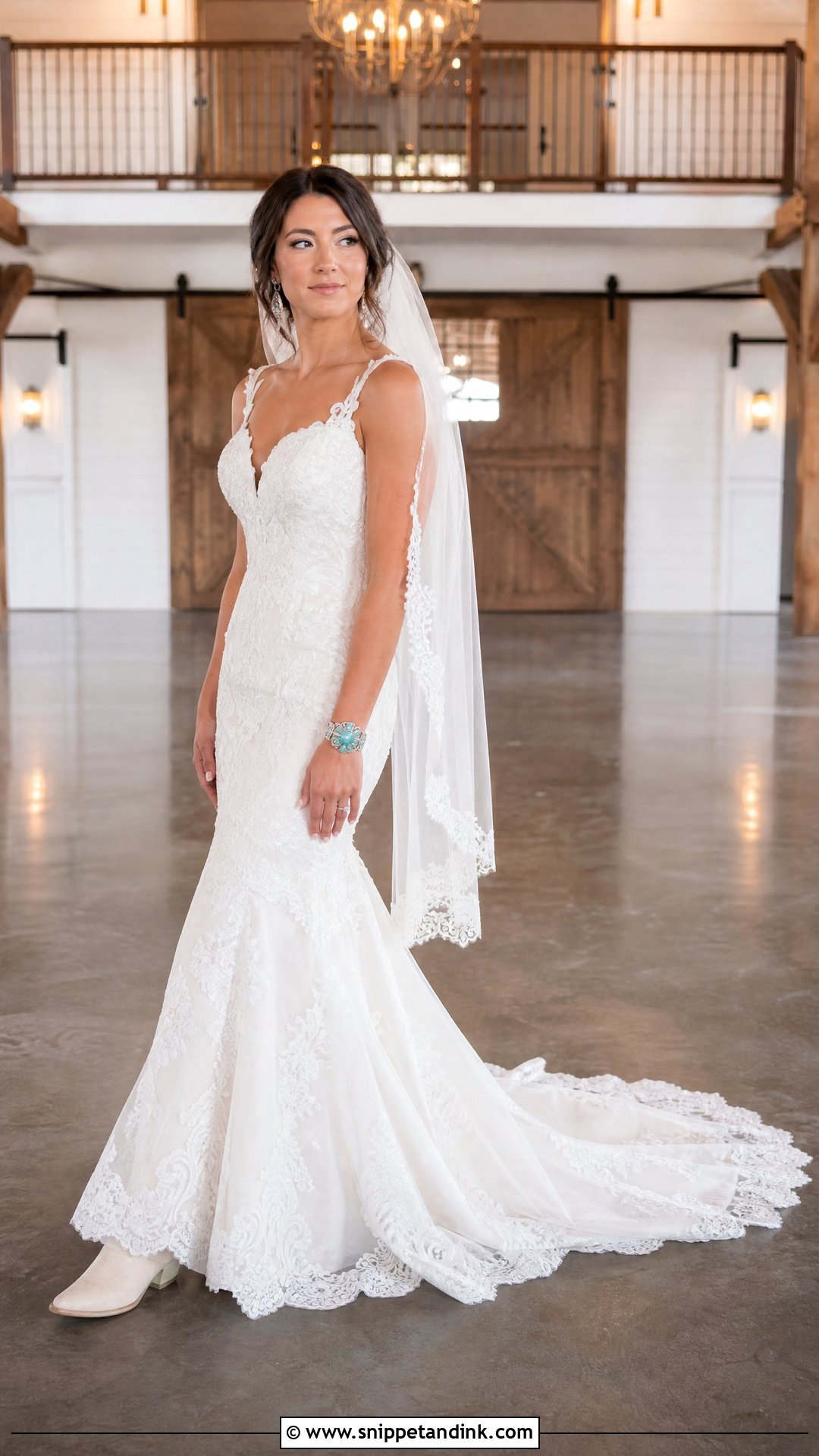 Mermaid Western Wedding Dress - Snippet and Ink - 20 Western Style Wedding Dresses