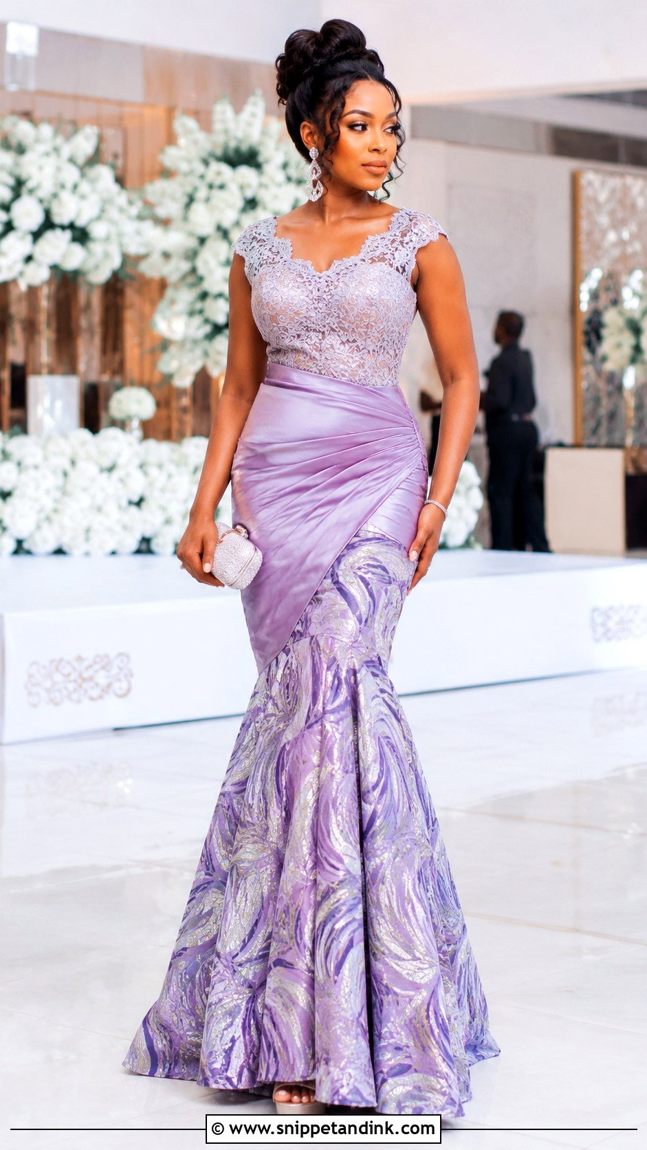 Mermaid Wrapper Gown - Snippet and Ink - 20 Wrapper Gown Ideas