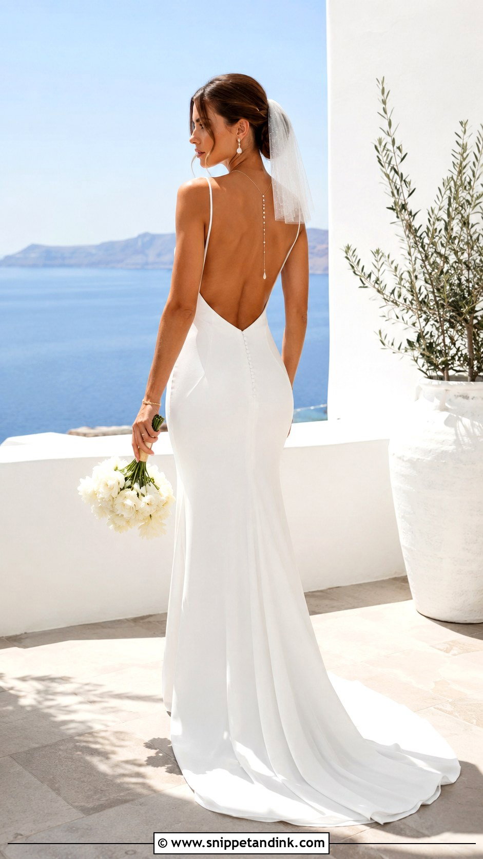 Meshki Low Back Wedding Dress - Snippet and Ink - 20 Meshki Wedding Dress Ideas