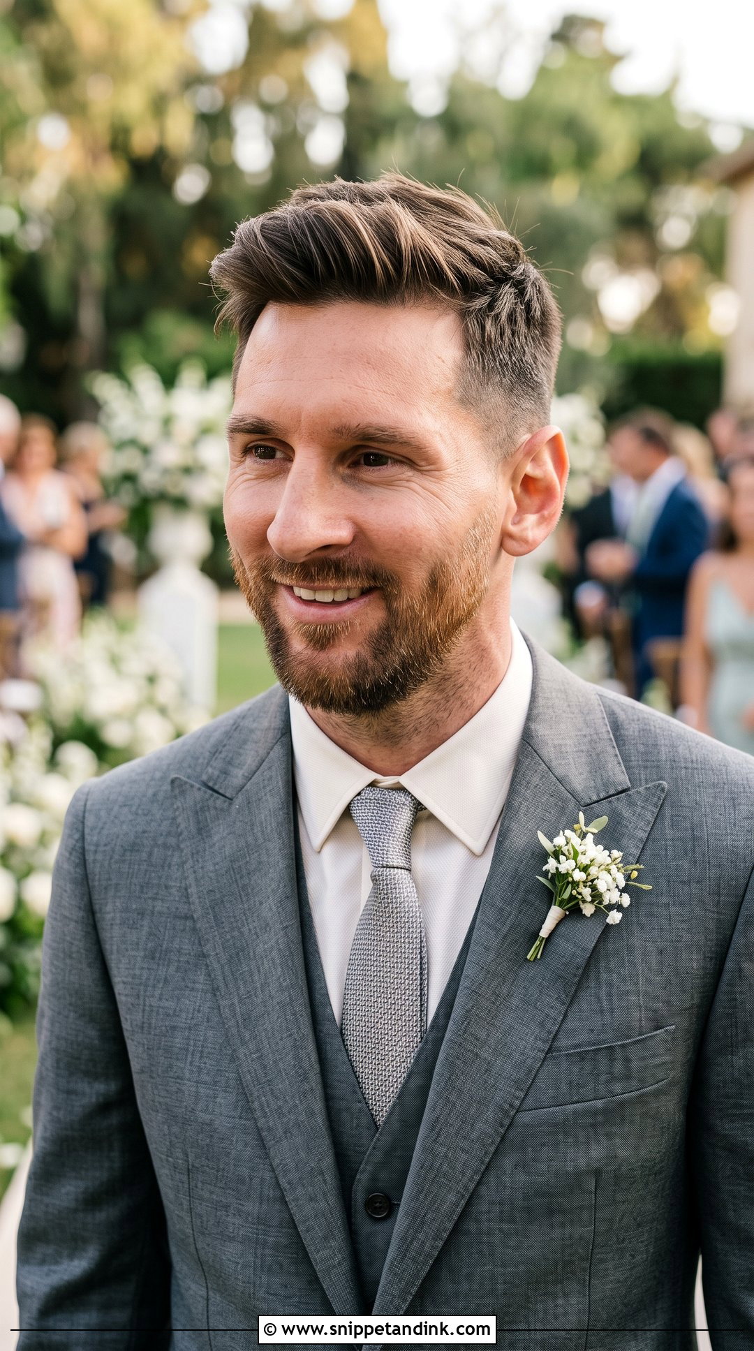 Messi Brushed Up Haircut - Snippet and Ink - 15 Messi Look Hairstyles for Wedding