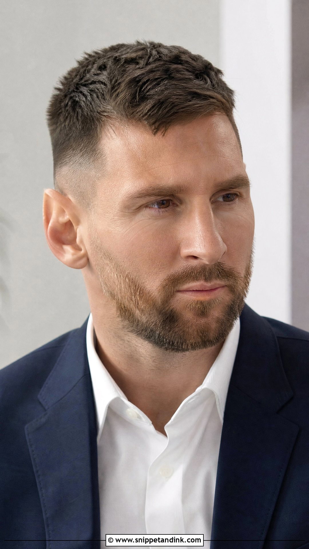 Messi Mid Fade With Short Top - Snippet and Ink - 15 Messi Look Hairstyles for Wedding
