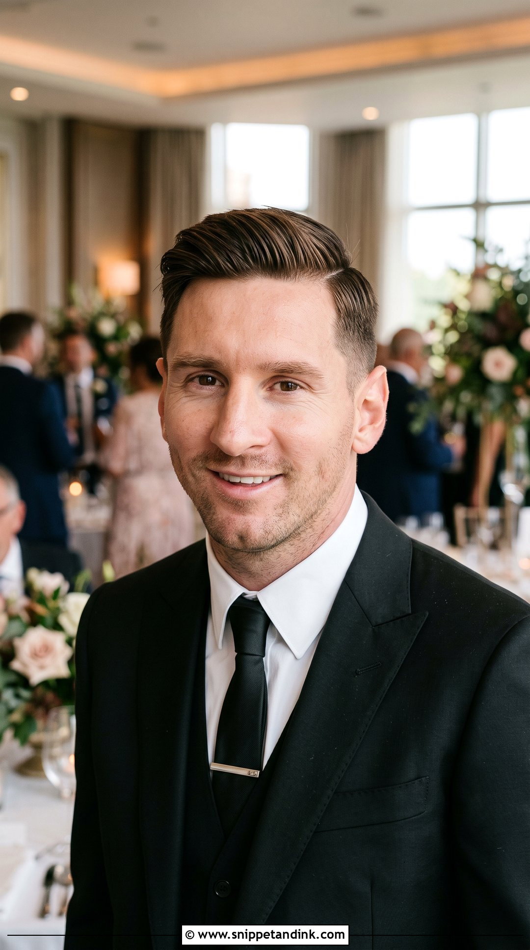 Messi Side Part Haircut - Snippet and Ink - 15 Messi Look Hairstyles for Wedding