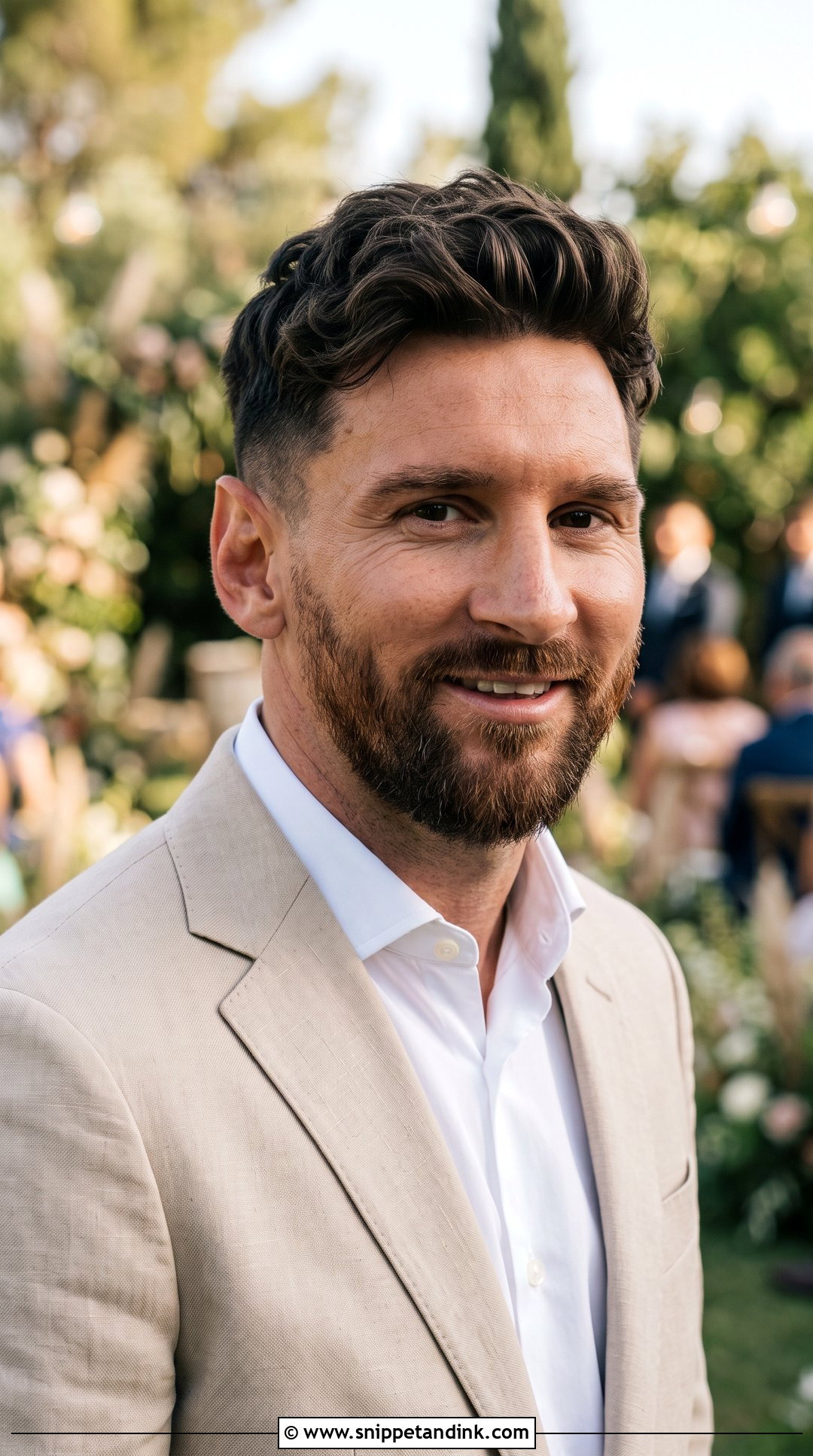 Messi Taper Fade With Beard - Snippet and Ink - 15 Messi Look Hairstyles for Wedding