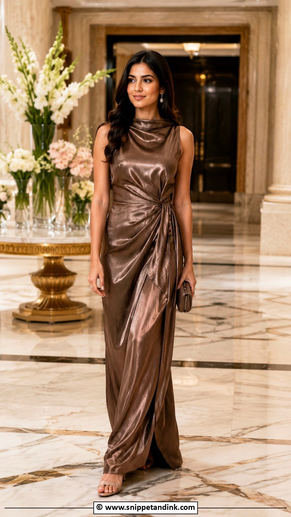 Metallic Dress For Sister Reception - Snippet and Ink - 30 Wedding Dress Ideas for Sisters