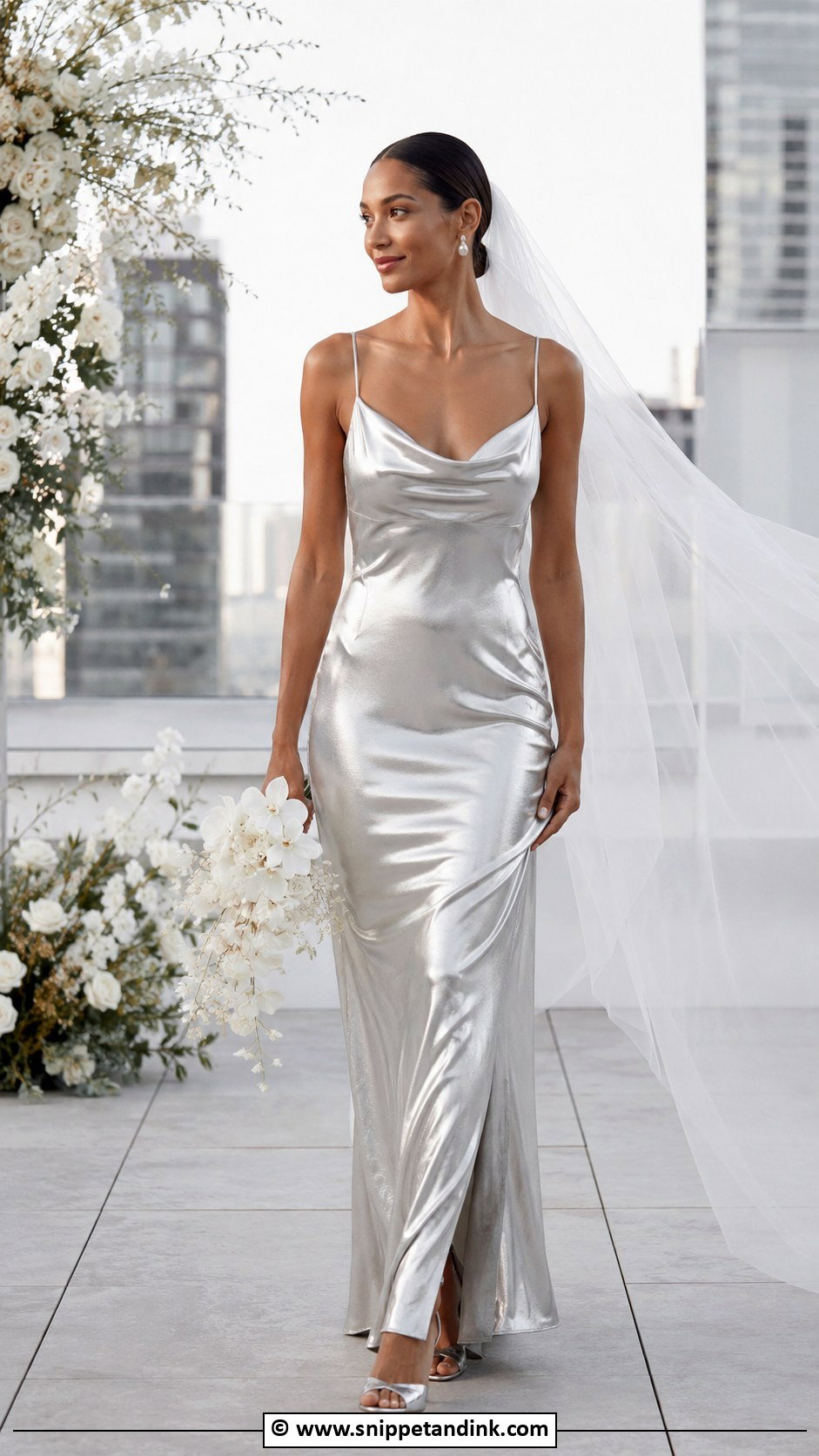 Metallic Ugly Wedding Dress - Snippet and Ink - 30 Ugly Wedding Dress Ideas