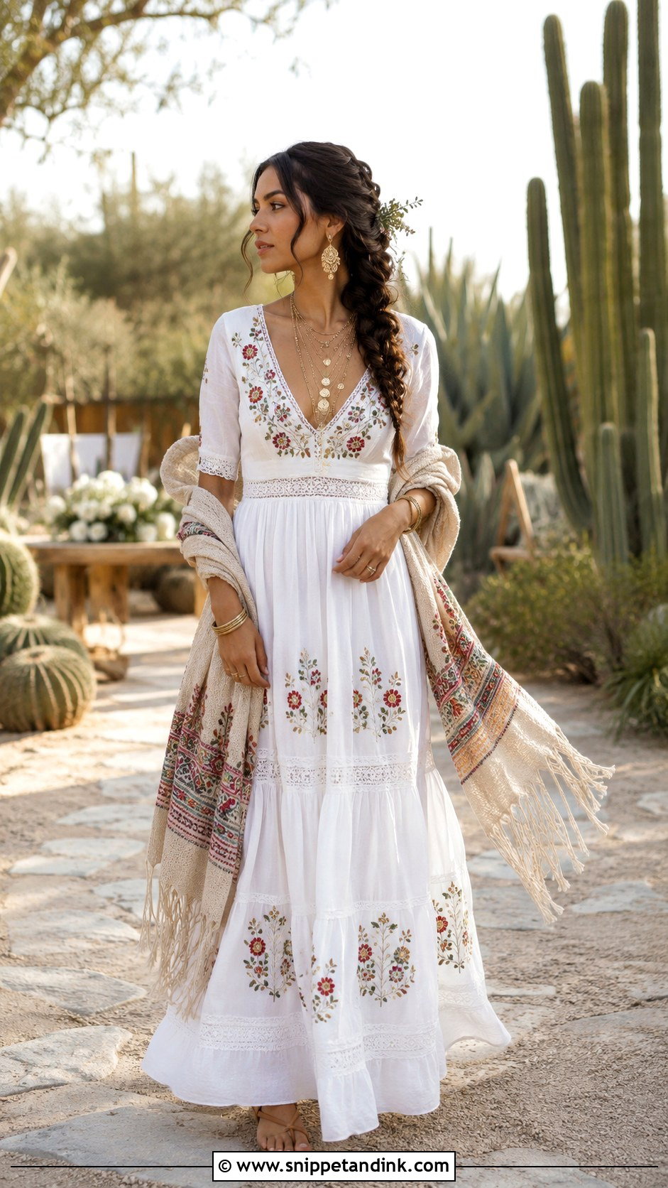 Mexican Boho Wedding Dress - Snippet and Ink - 25 Traditional Mexican Wedding Dress Ideas