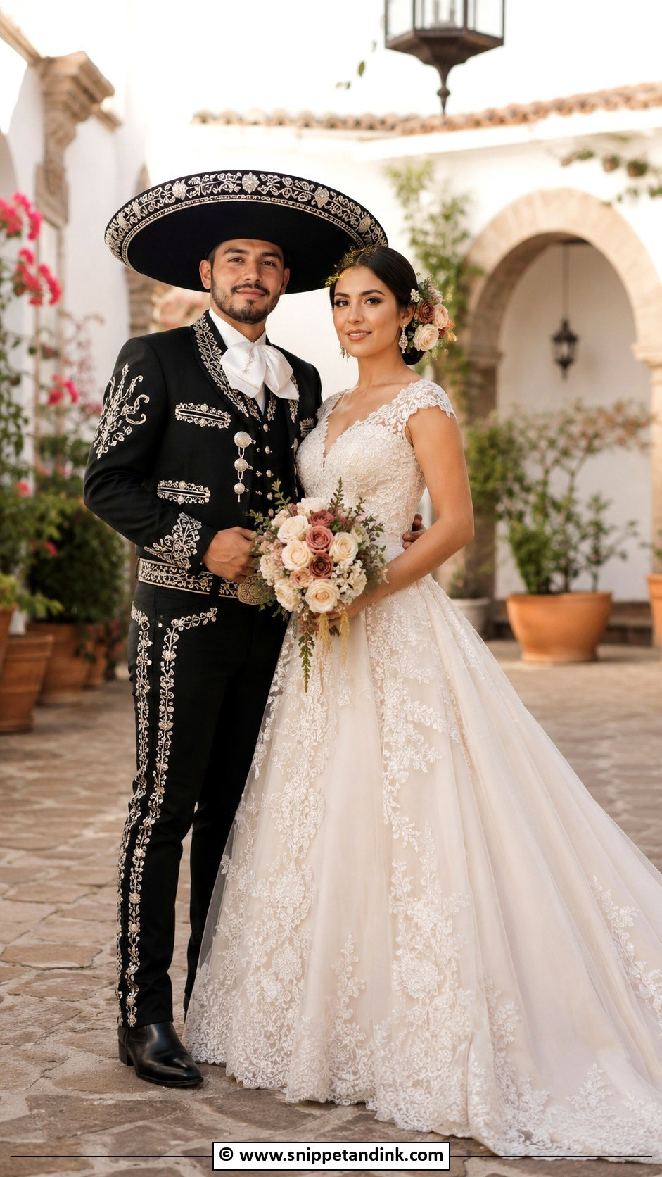 Mexican Charro Wedding Attire - Snippet and Ink - 35 Traditional Wedding Attire Ideas