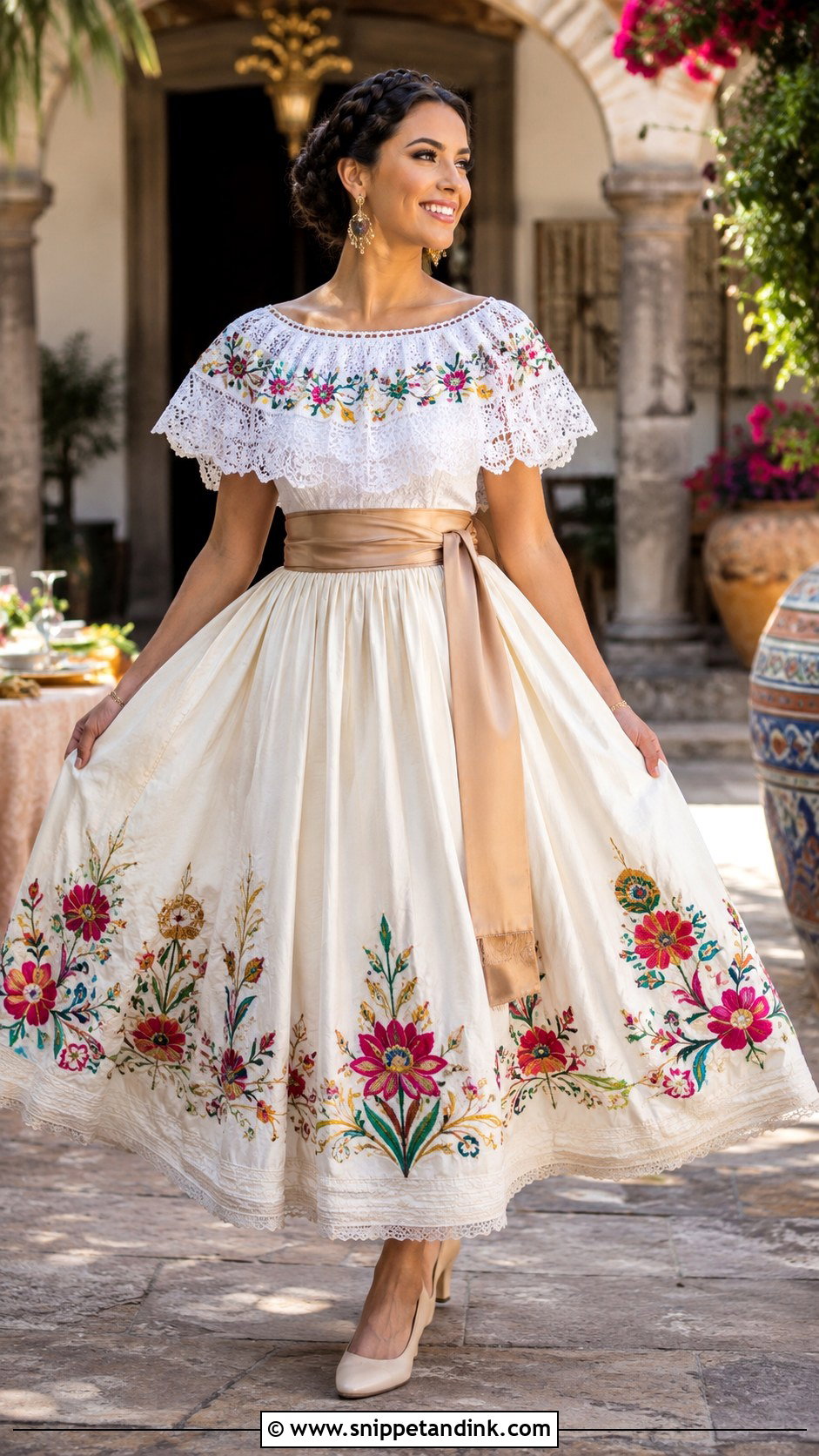 Mexican China Poblana Wedding Dress - Snippet and Ink - 25 Traditional Mexican Wedding Dress Ideas