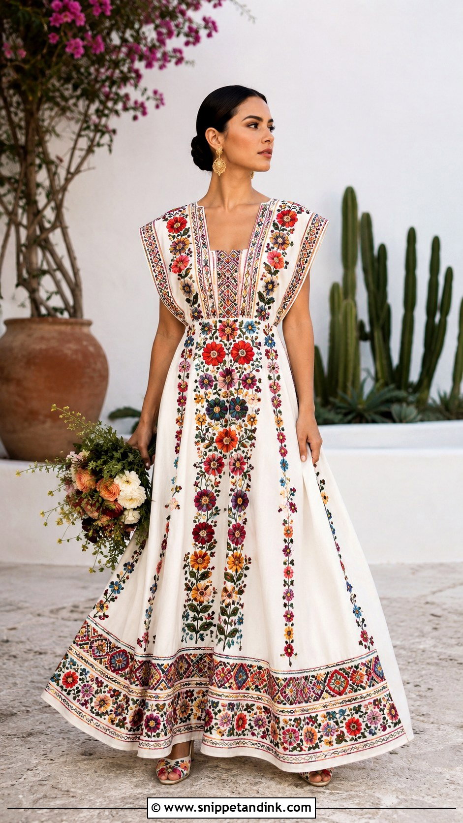 Mexican Oaxaca Wedding Dress - Snippet and Ink - 25 Traditional Mexican Wedding Dress Ideas