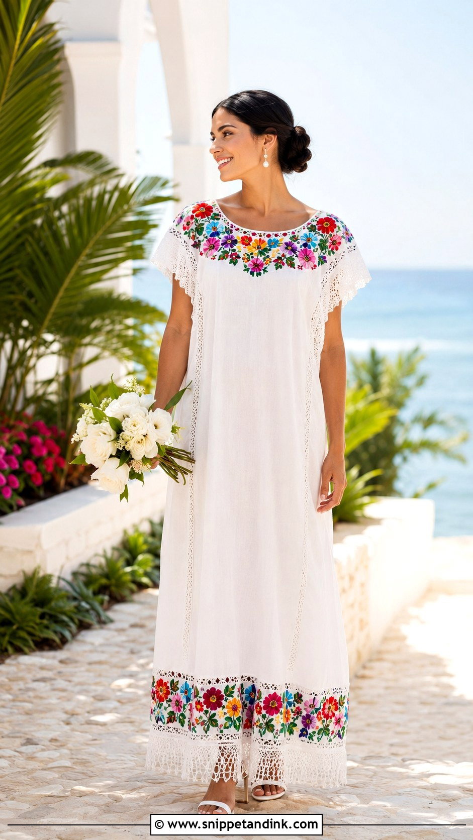 Mexican Yucatan Wedding Dress - Snippet and Ink - 25 Traditional Mexican Wedding Dress Ideas