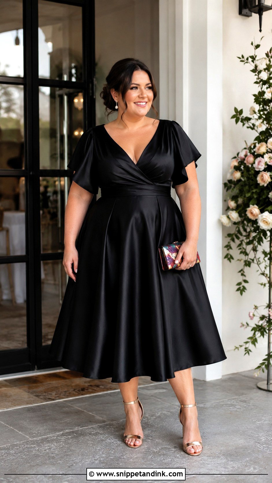 Mid Size Black Wedding Dress - Snippet and Ink - 25 Mid Size Wedding Dresses