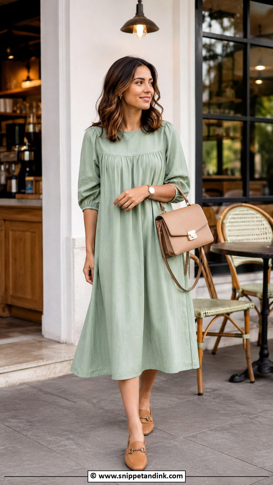 Midi Free Gown Outfit - Snippet and Ink - 30 Free Gown Ideas
