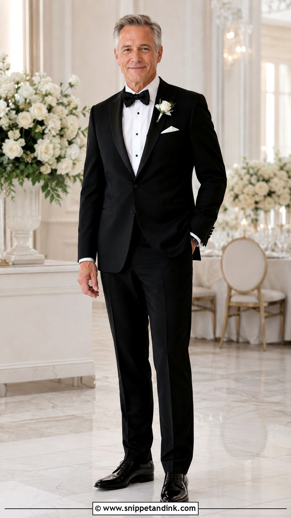 Midnight Blue Tuxedo Suit - Snippet and Ink - 25 Father of the Bride Suit Ideas