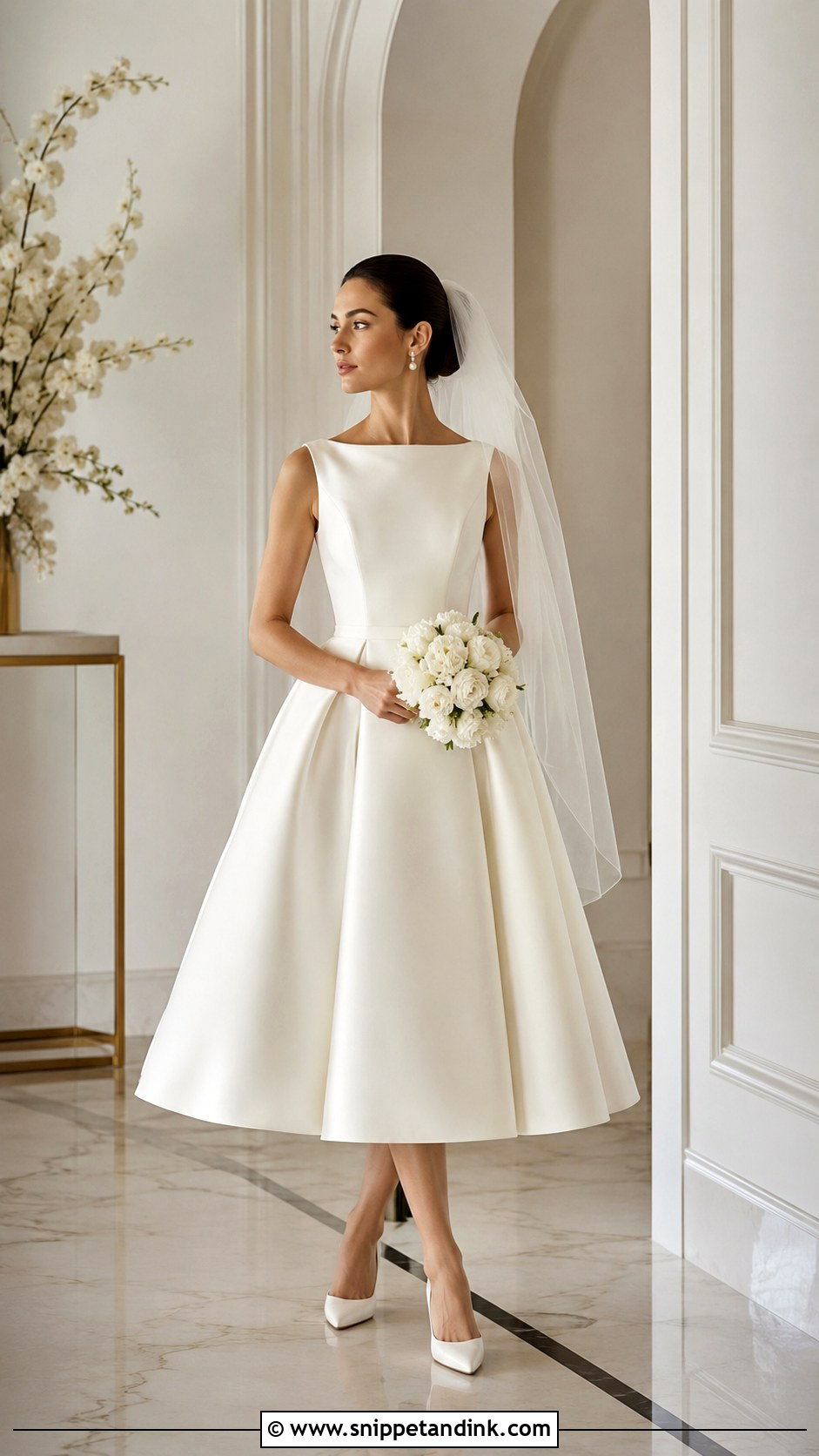 Mikado 50s Wedding Dress - Snippet and Ink - 30 50s Wedding Dress Ideas