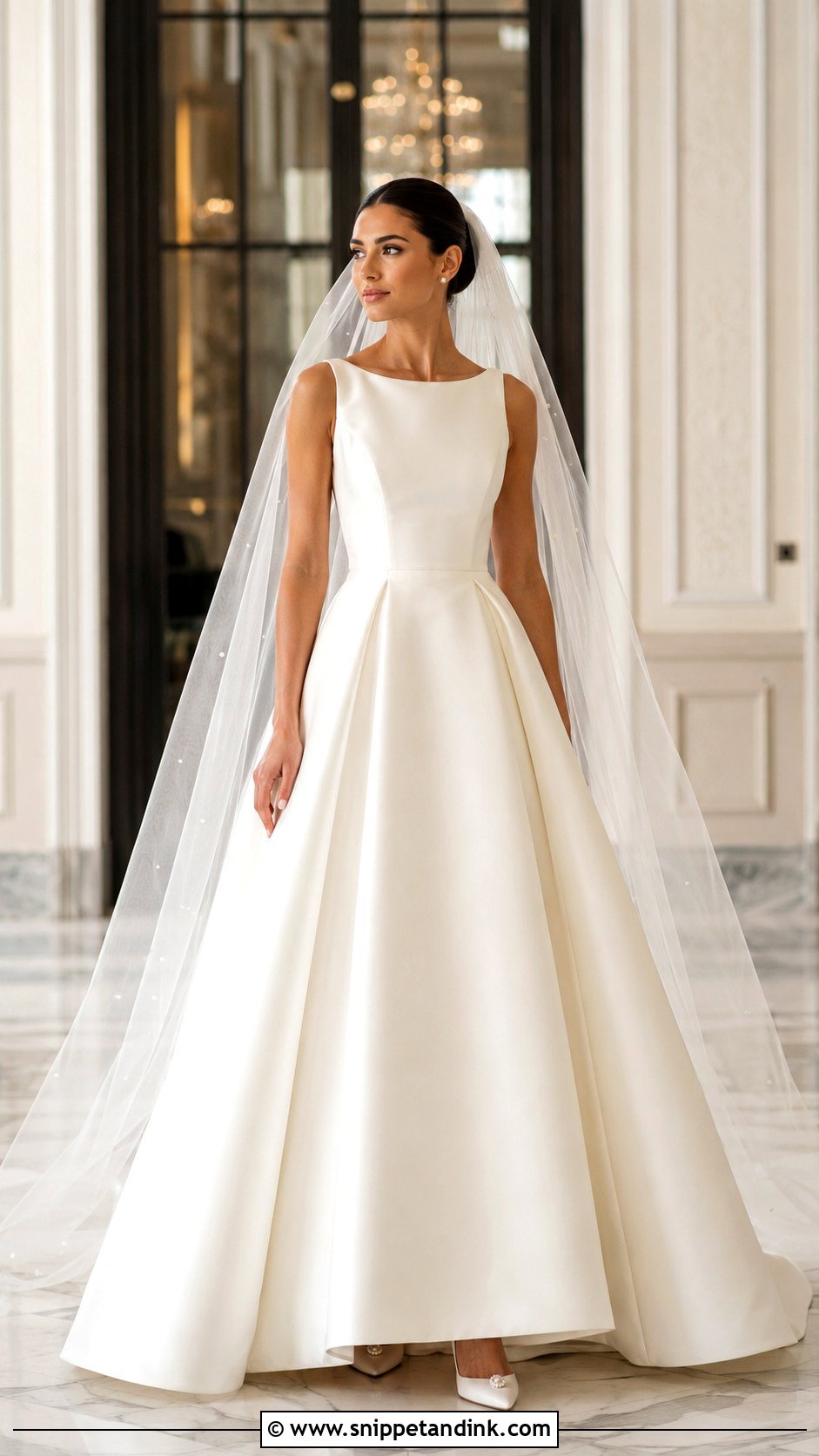Mikado A Line Wedding Dress - Snippet and Ink - 30 Wedding Dresses a Line