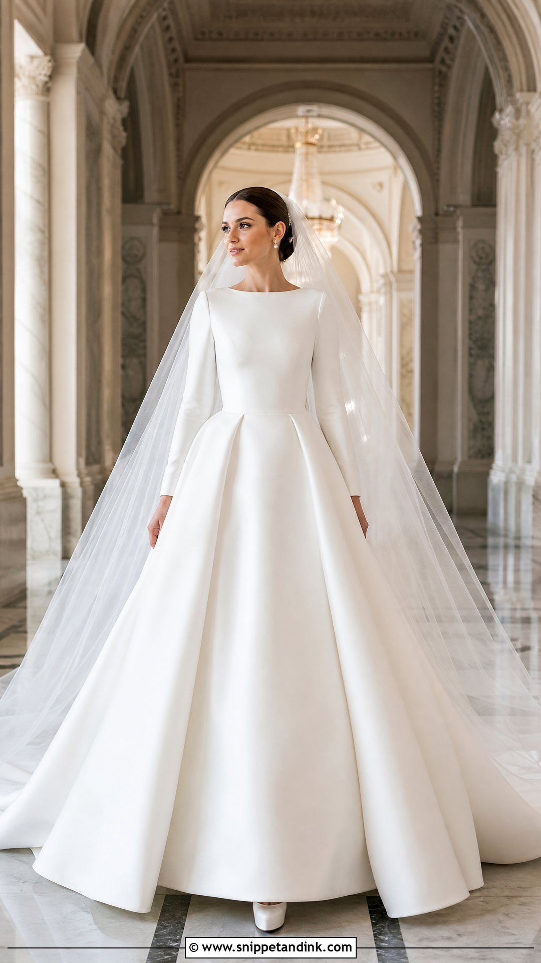 Mikado Ball Gown Jewish Wedding Dress - Snippet and Ink - 25 Jewish Wedding Dress Ideas