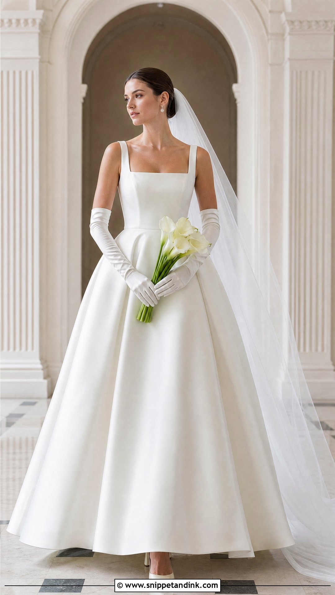 Mikado Ball Gown Nordic Wedding Dress - Snippet and Ink - 25 Nordic Wedding Dress Ideas