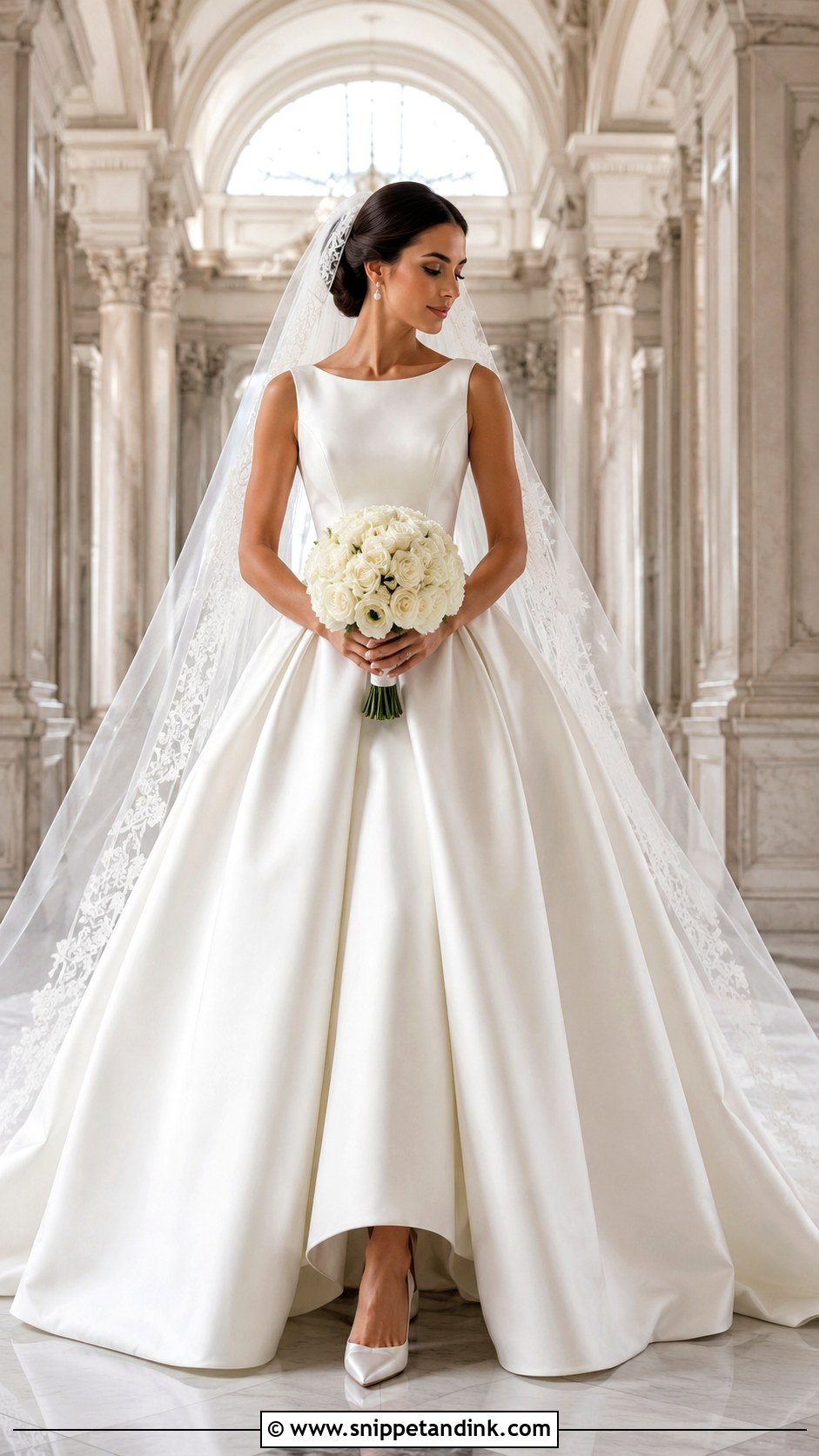 Mikado Ball Gown Wedding Dress - Snippet and Ink - 25 Classy Elegant Wedding Dresses