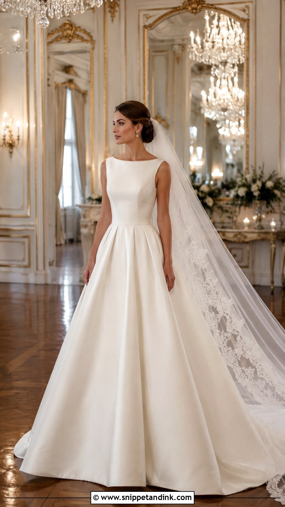 Mikado Ball Gown Wedding Dress - Snippet and Ink - 25 December Wedding Dress Ideas