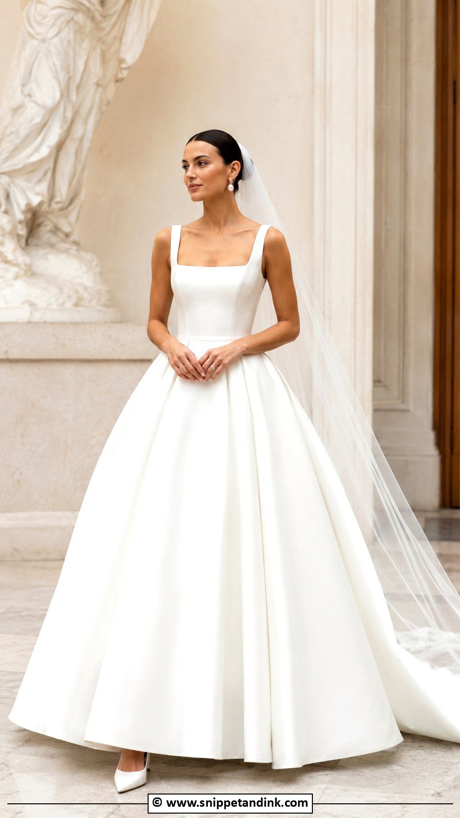 Mikado Ball Gown Wedding Dress - Snippet and Ink - 30 Wedding Dresses Ball Gown