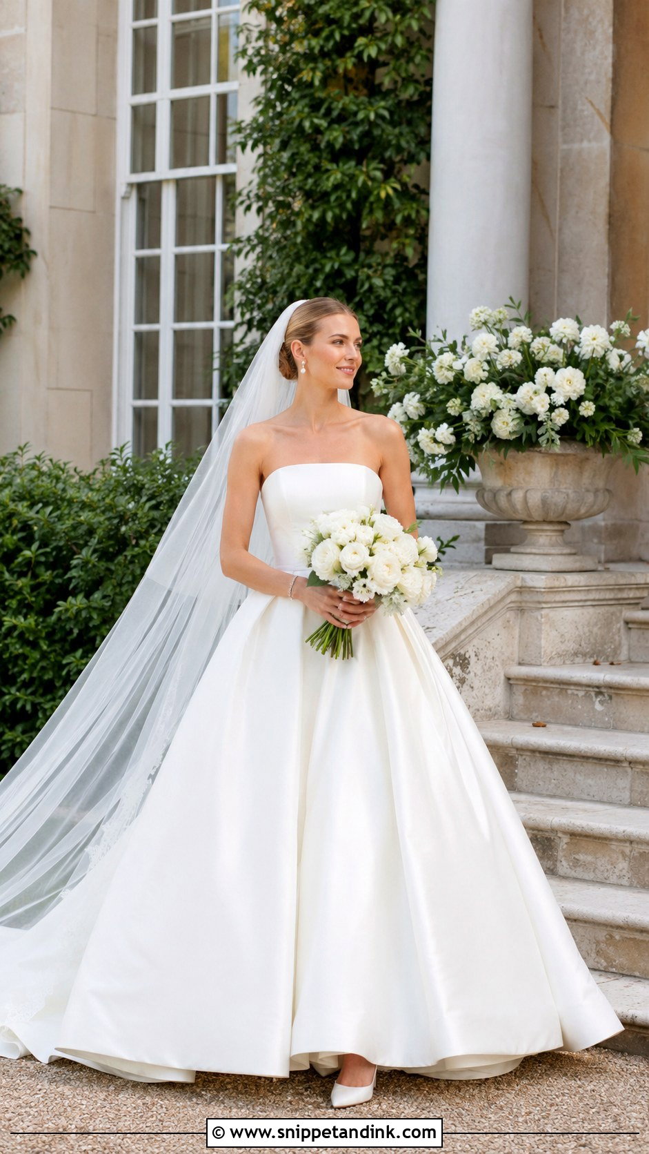 Mikado Ball Gown Wedding Dress - Snippet and Ink - 25 Classic Timeless Wedding Dress Ideas