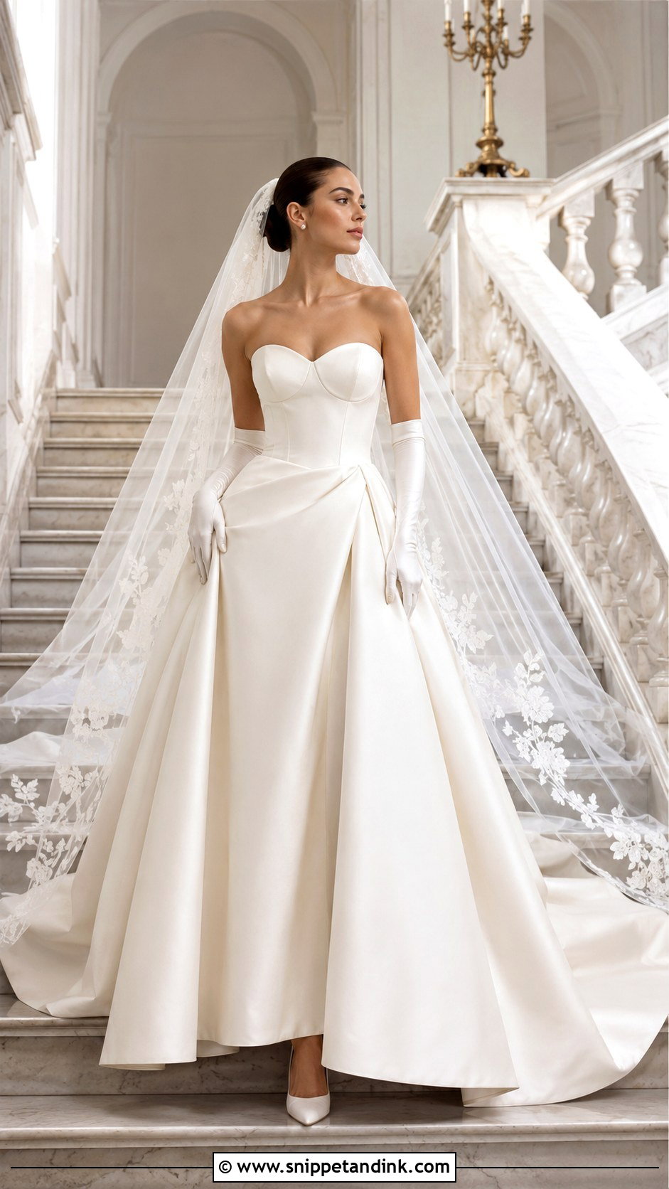 Mikado Bustier Wedding Dress - Snippet and Ink - 20 Bustier Wedding Dress Ideas