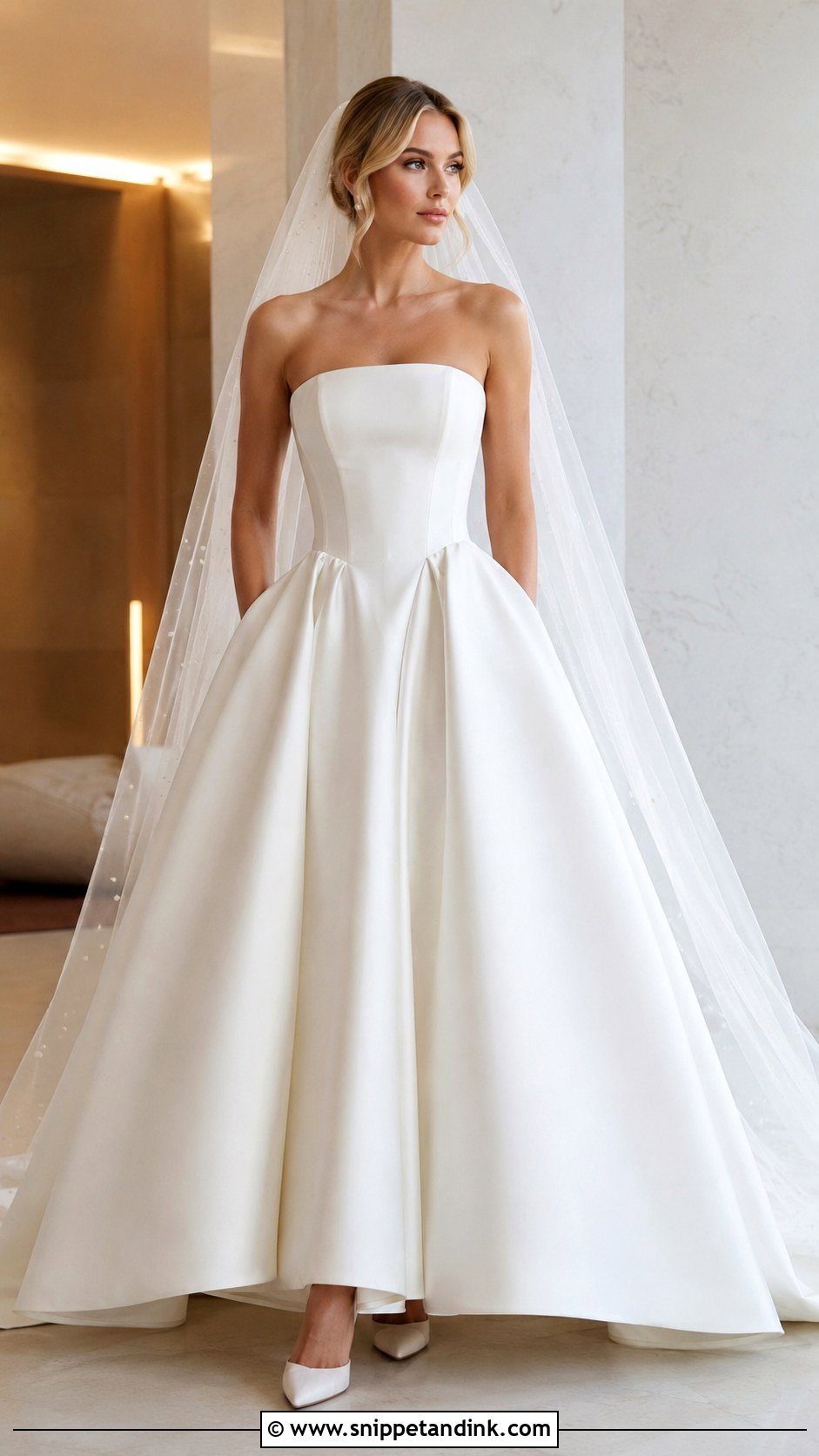 Mikado Corset Bridal Dress - Snippet and Ink - 25 Corset Bridal Dress Ideas