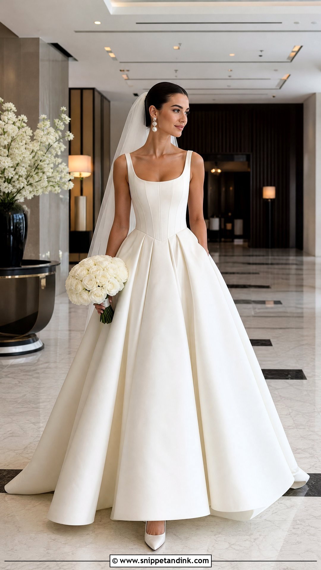 Mikado Corset Princess Wedding Dress - Snippet and Ink - 20 Princess Wedding Dresses Corset Top