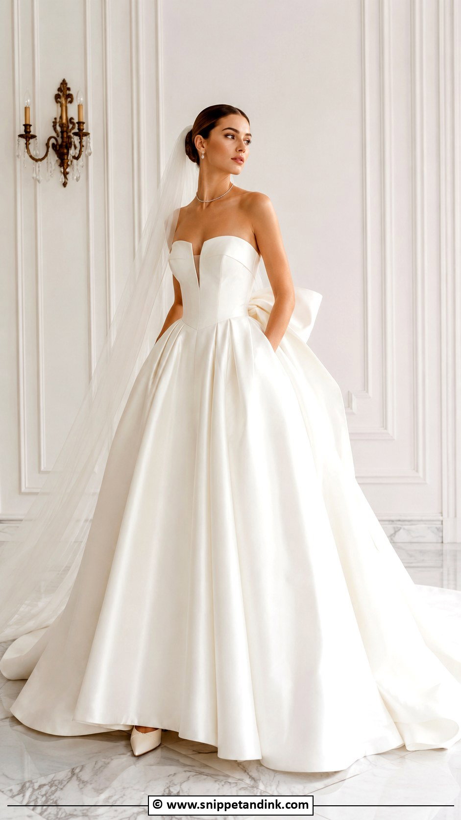Mikado Fairytale Wedding Dress - Snippet and Ink - 30 Fairytale Wedding Dress Ideas