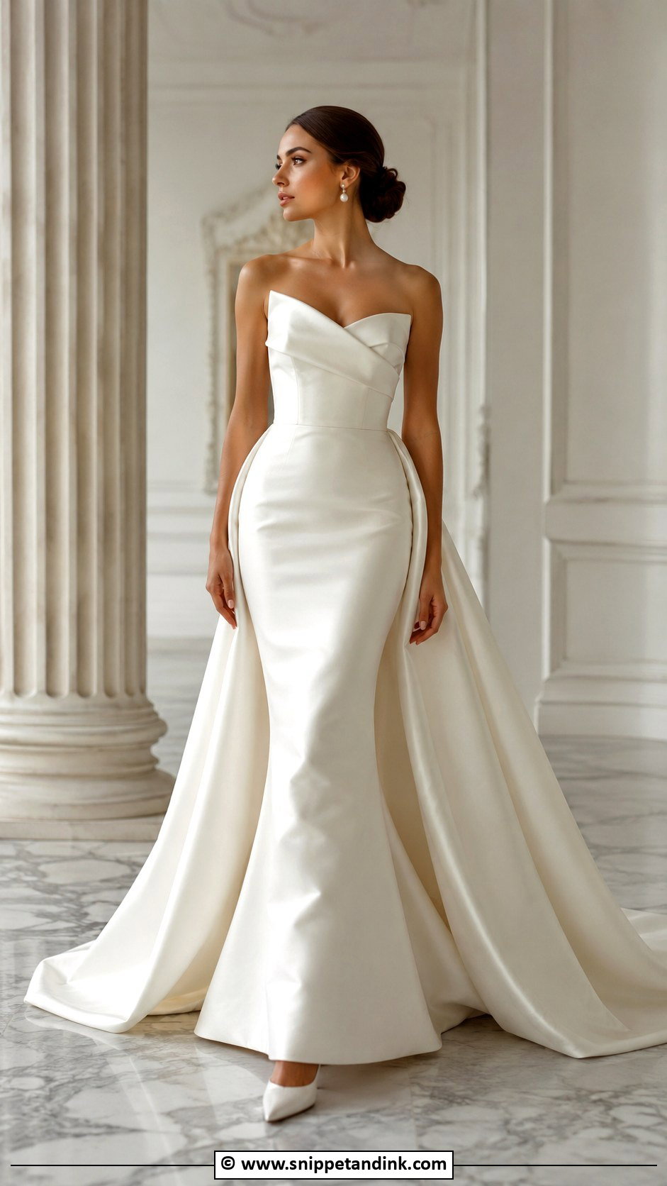 Mikado Mermaid Wedding Dress - Snippet and Ink - 25 Elegant Mermaid Wedding Dress Ideas