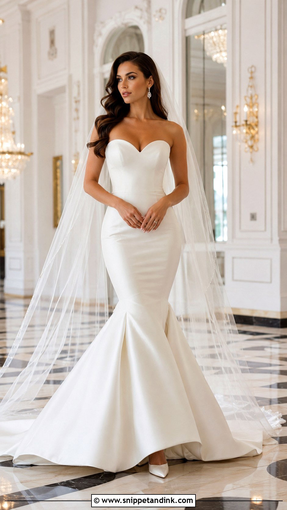 Mikado Mermaid Wedding Gown - Snippet and Ink - 20 Mikado Wedding Gown Ideas