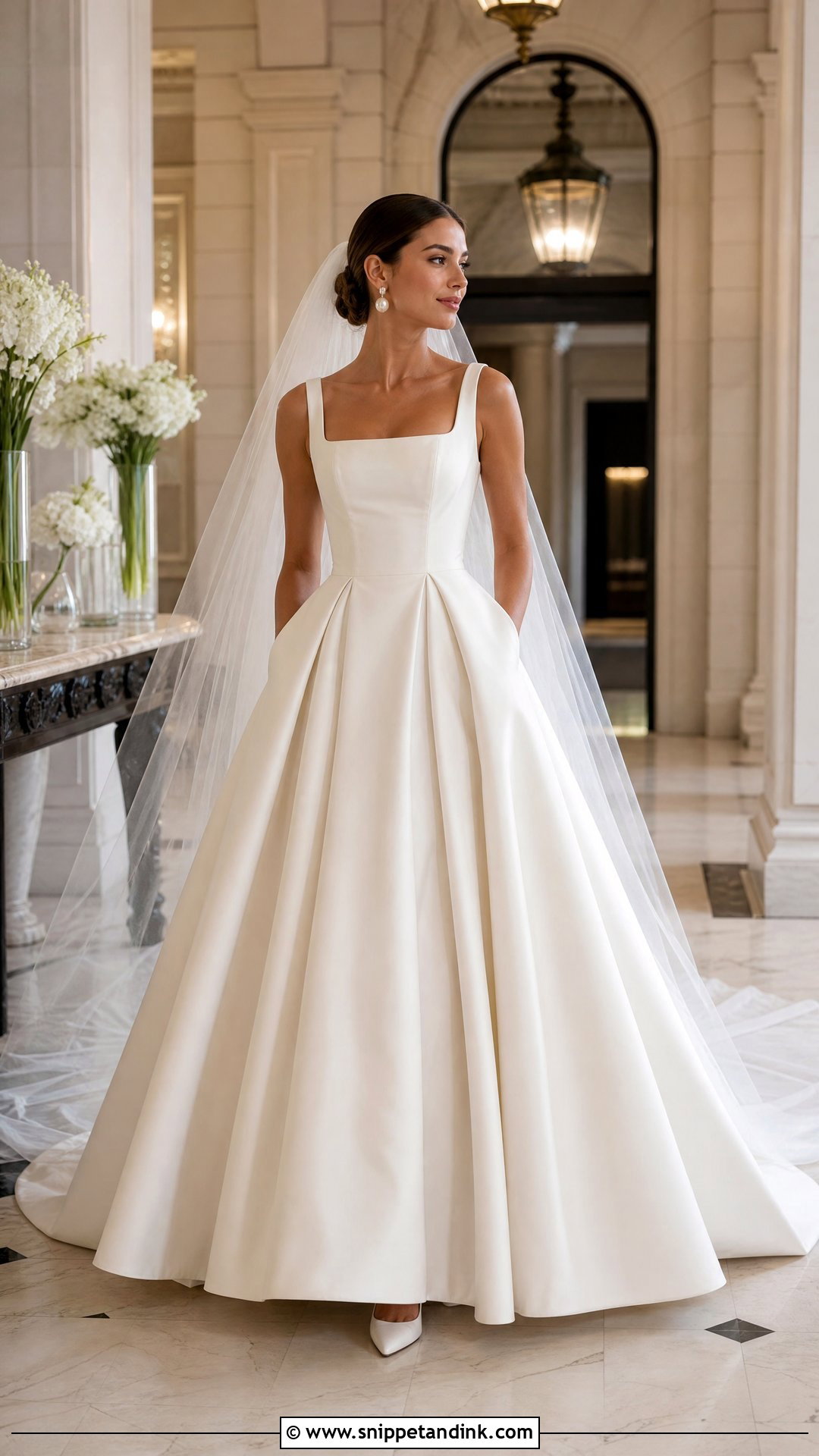 Mikado Poofy Wedding Dress - Snippet and Ink - 25 Poofy Wedding Dresses