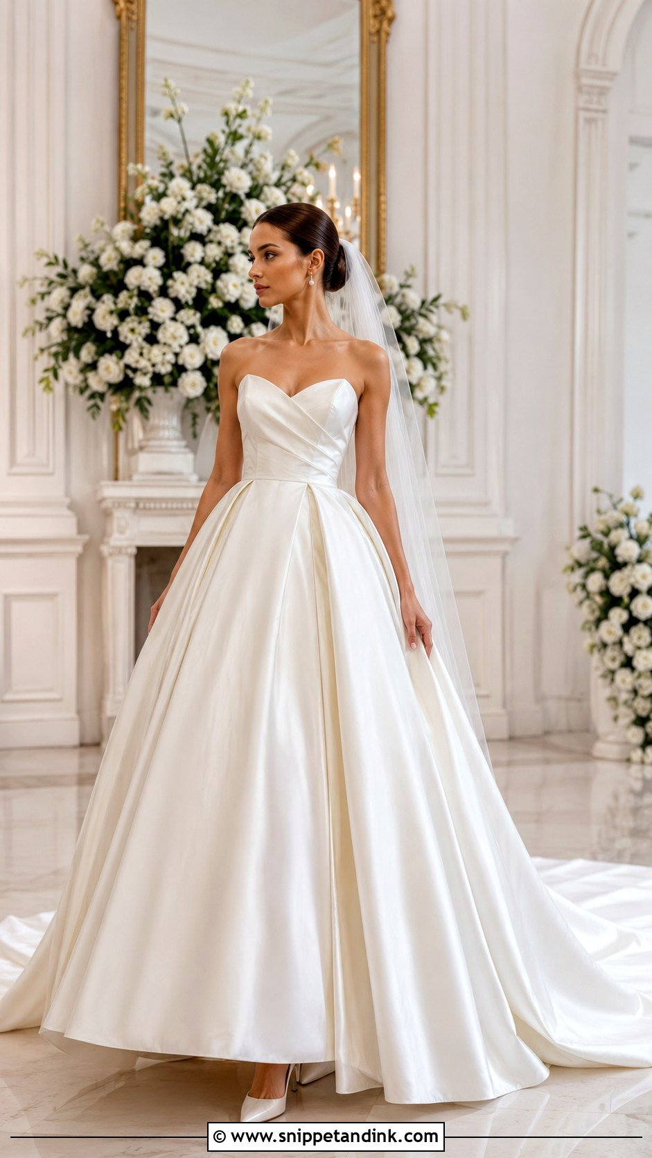 Mikado Princess Ballgown Wedding Dress - Snippet and Ink - 25 Princess Ballgown Wedding Dresses