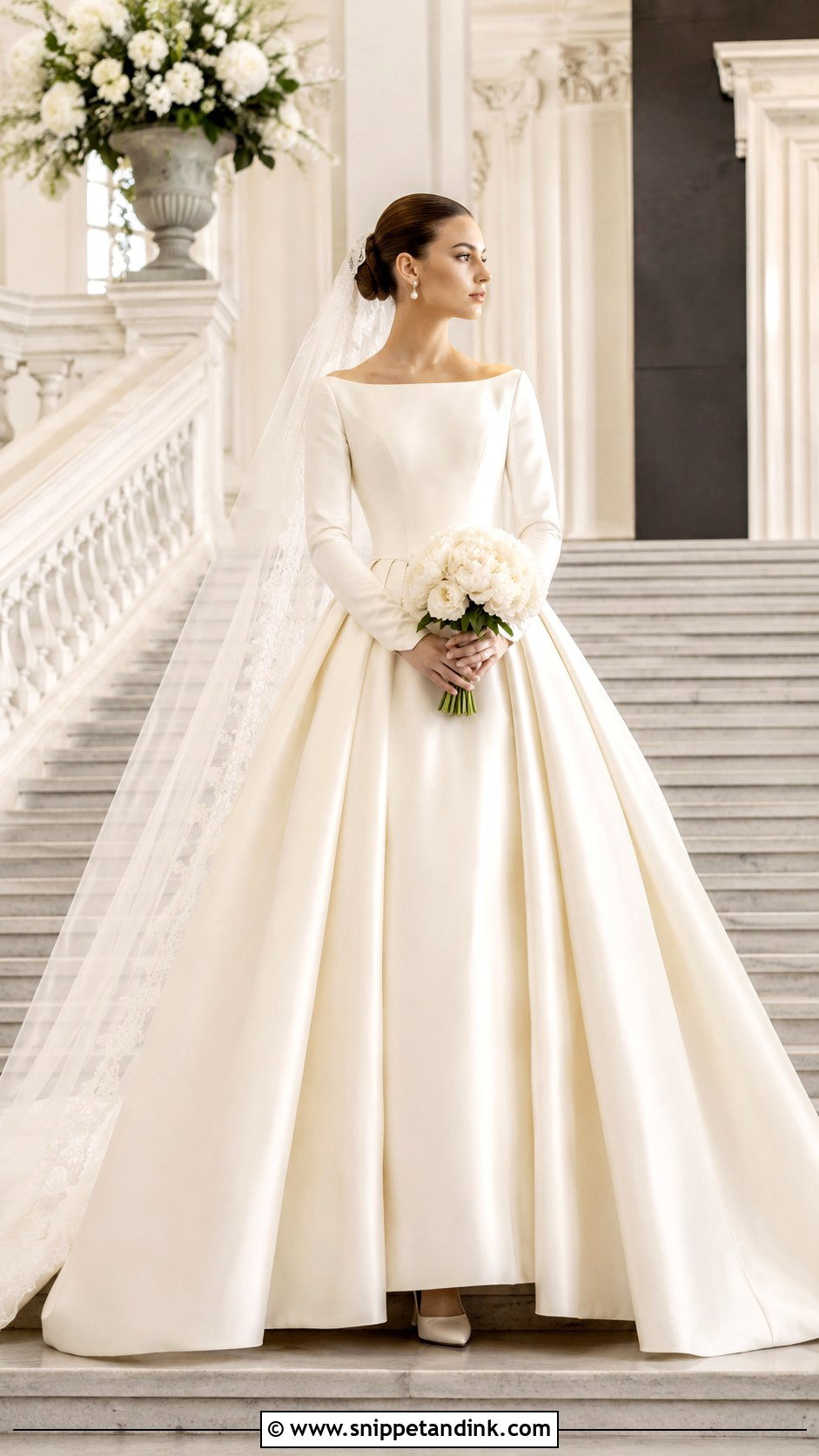 Mikado Princess Wedding Dress - Snippet and Ink - 25 Dream Princesses Wedding Dresses