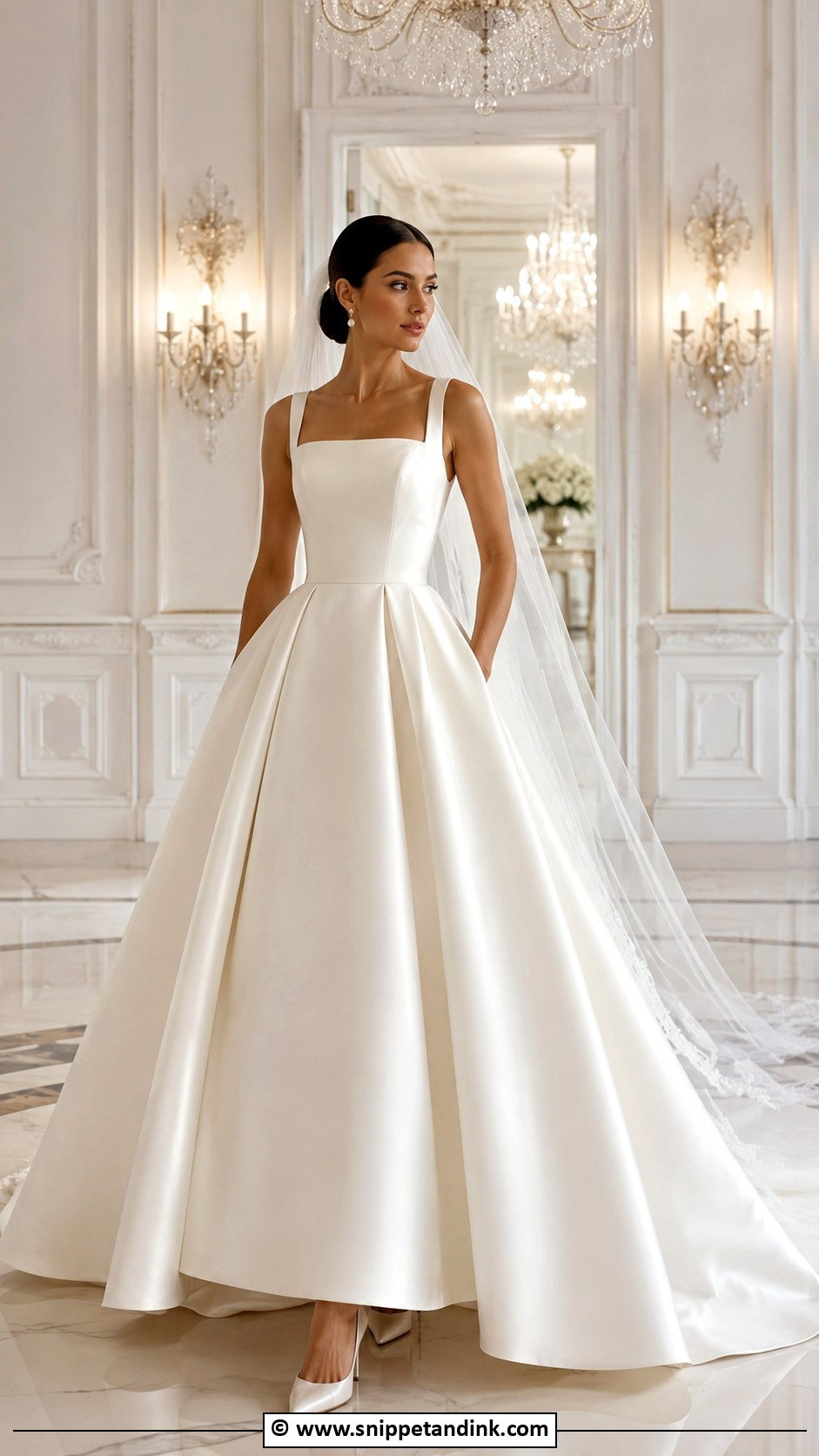 Mikado Princess Wedding Dress - Snippet and Ink - 35 Princess Wedding Dresses