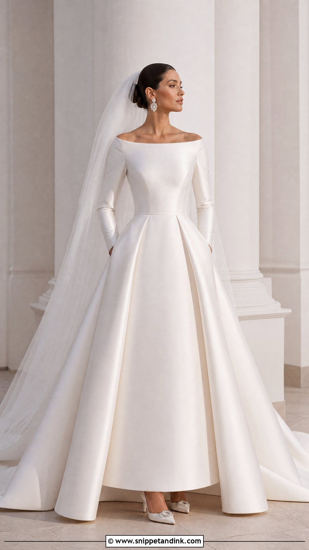 Mikado Princess Wedding Gown - Snippet and Ink - 25 Princess Wedding Gown Ideas