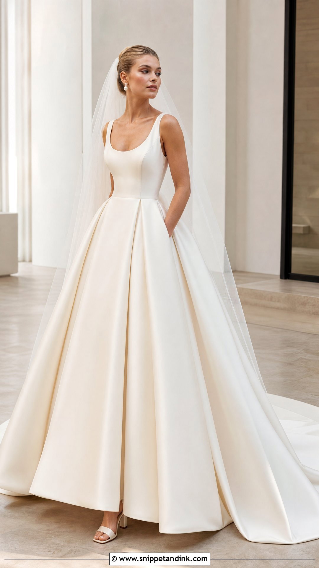 Mikado Princess Wedding Gown - Snippet and Ink - 25 Dream Princesses Wedding Gown Ideas