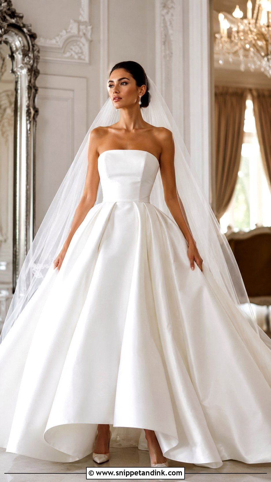 Mikado Puffy Wedding Dress - Snippet and Ink - 25 Puffy Wedding Dresses