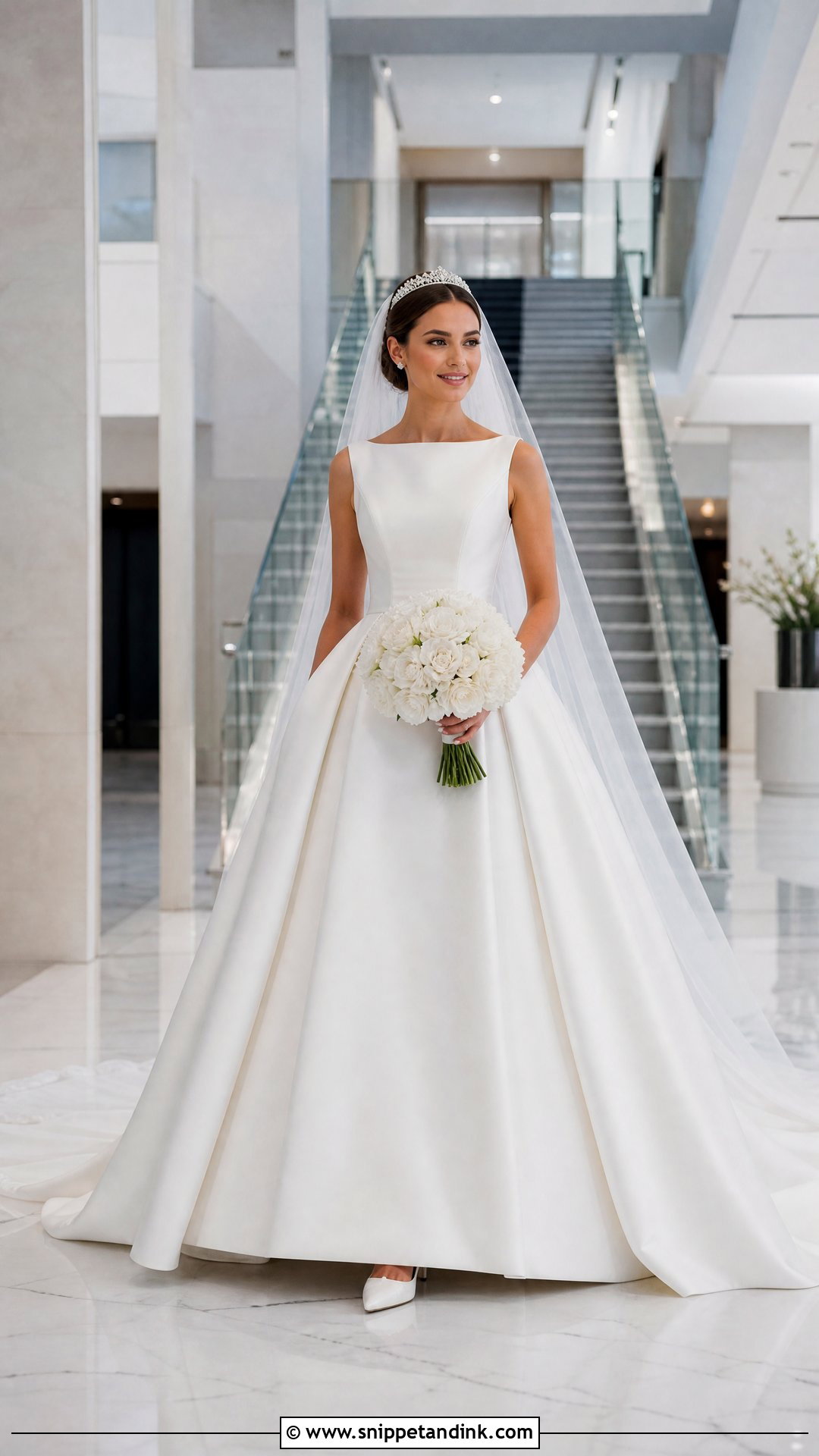 Mikado Satin Royal Wedding Dress - Snippet and Ink - 20 Royal Princess Wedding Dresses