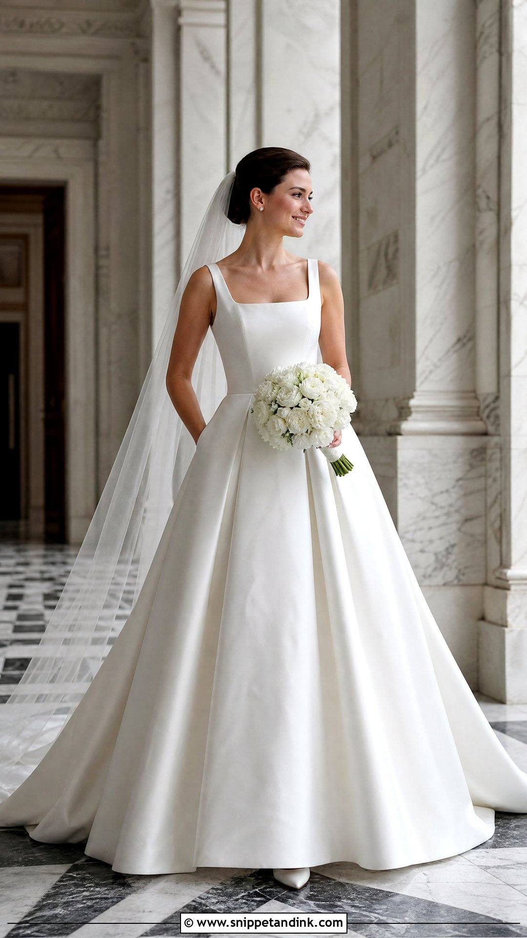Mikado Silk Formal Bridal Dress - Snippet and Ink - 20 Formal Bridal Dress Ideas