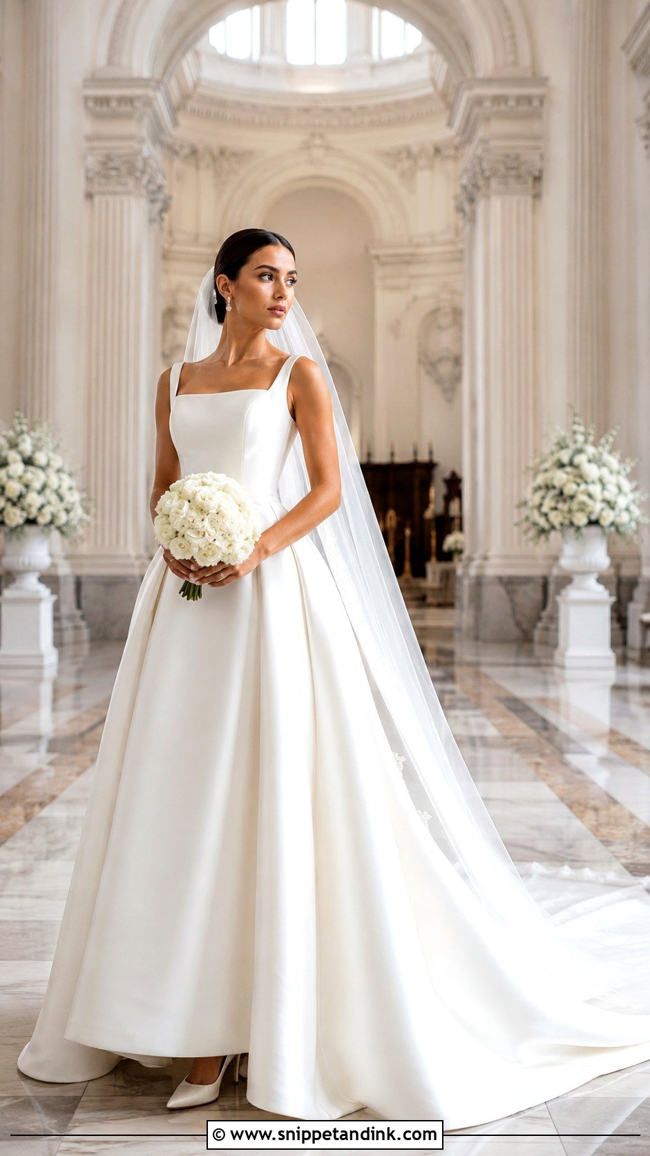 Mikado Wedding Dress - Snippet and Ink - 25 Classic Elegant Wedding Dresses