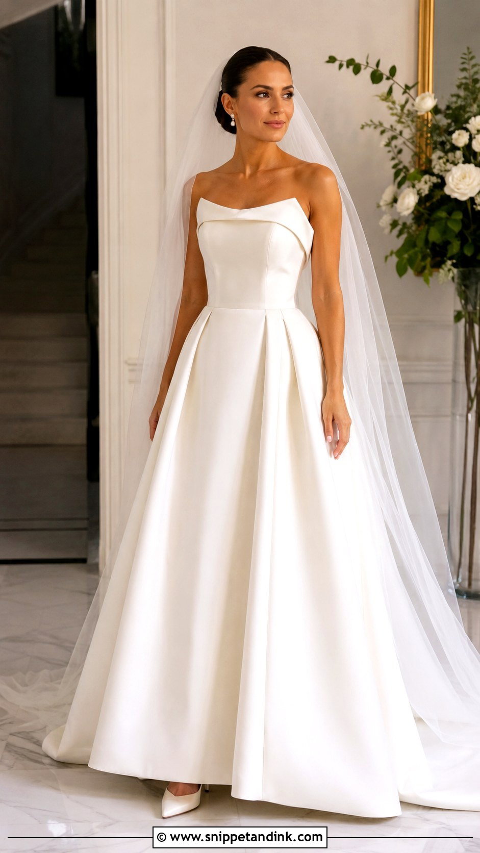Mikado Wedding Dress - Snippet and Ink - 25 Fall Wedding Dresses Bride