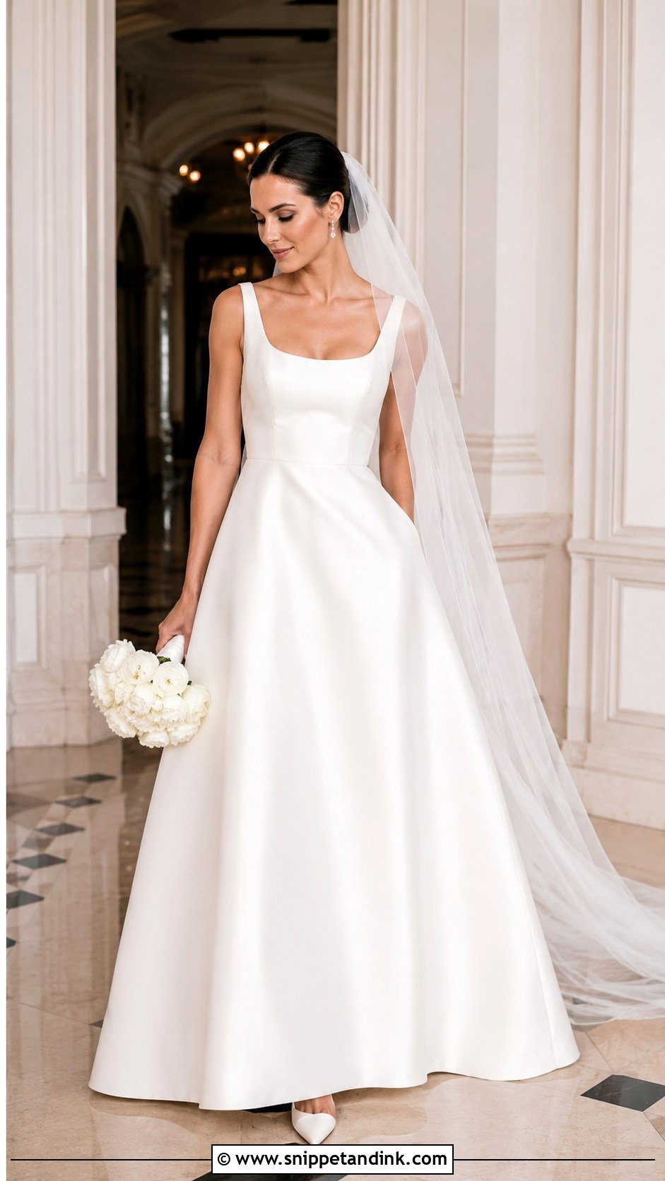 Mikado Wedding Dress - Snippet and Ink - 25 Timeless Wedding Dresses